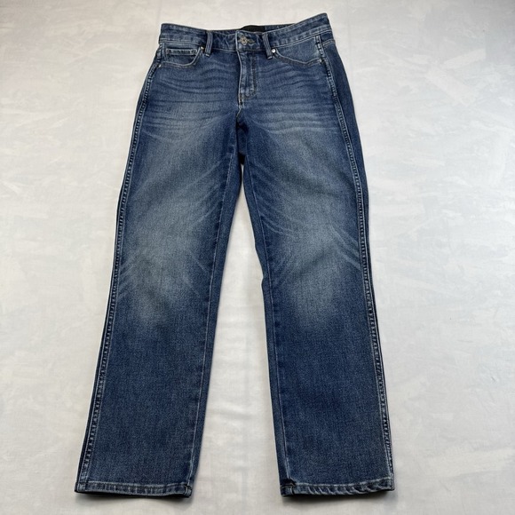 White House Black Market Denim - White House Black Market High Rise Straight Sculpt Jeans Size 4